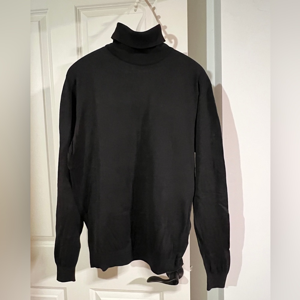 Ralph Lauren Purple Label Black Turtleneck Shirt